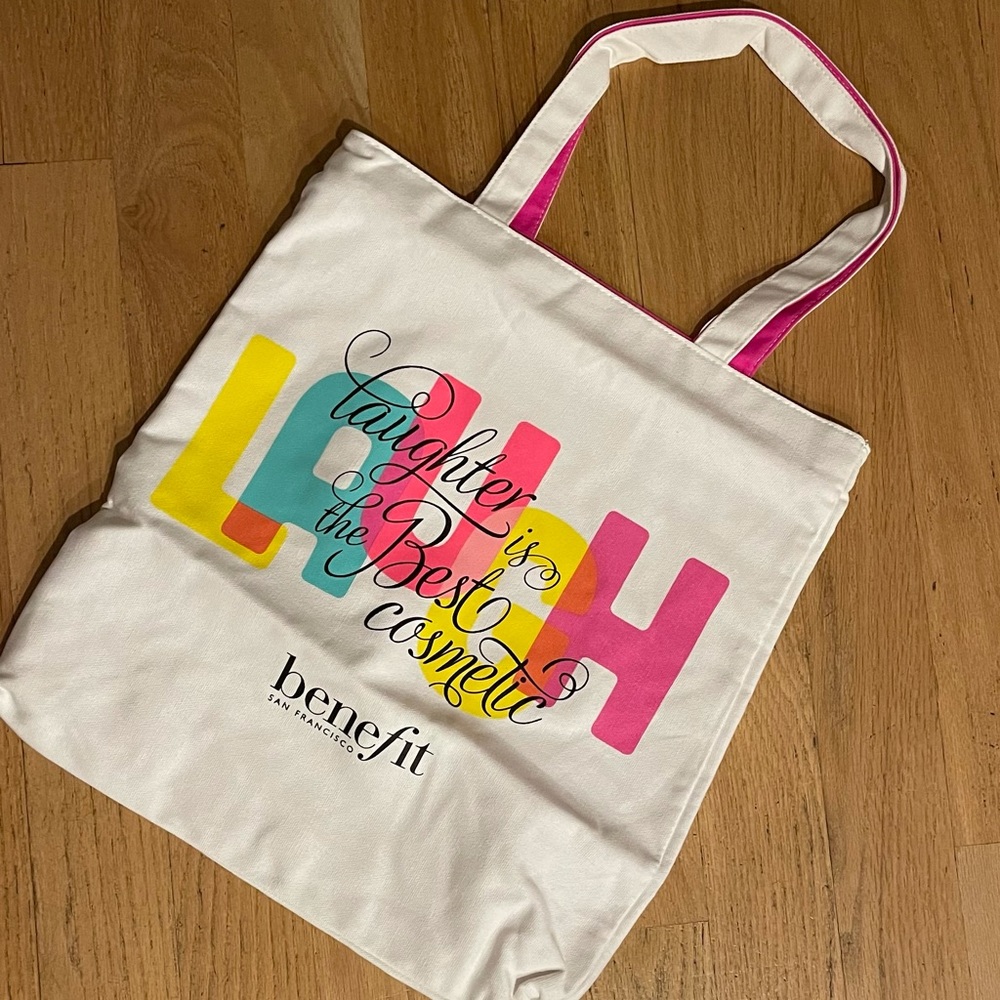 Benefit Cosmetics Laughter Tote Bag
